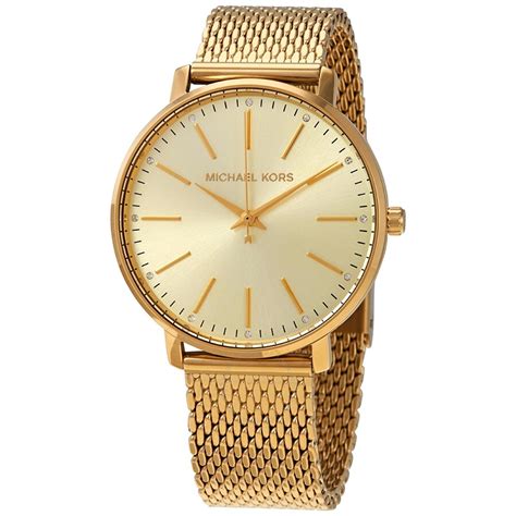 michael kors 4339|Michael Kors Pyper Quartz Crystal Gold Dial Ladies .